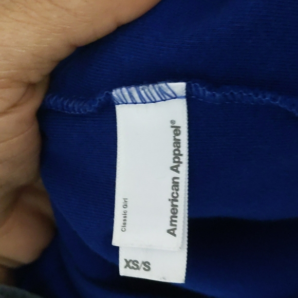 American Apparel Blue Sleeveless Bodycon Mini Dress, XS/S - Picture 4 of 6